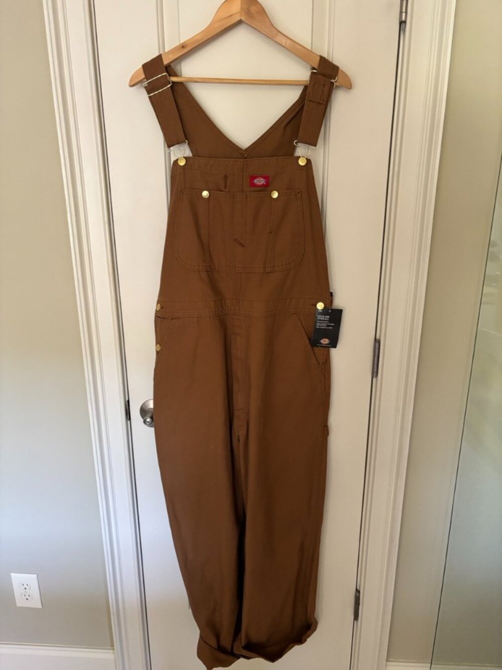 Dickies Men's Duck Bib Overalls - 34/30 NEW WITH TAGS